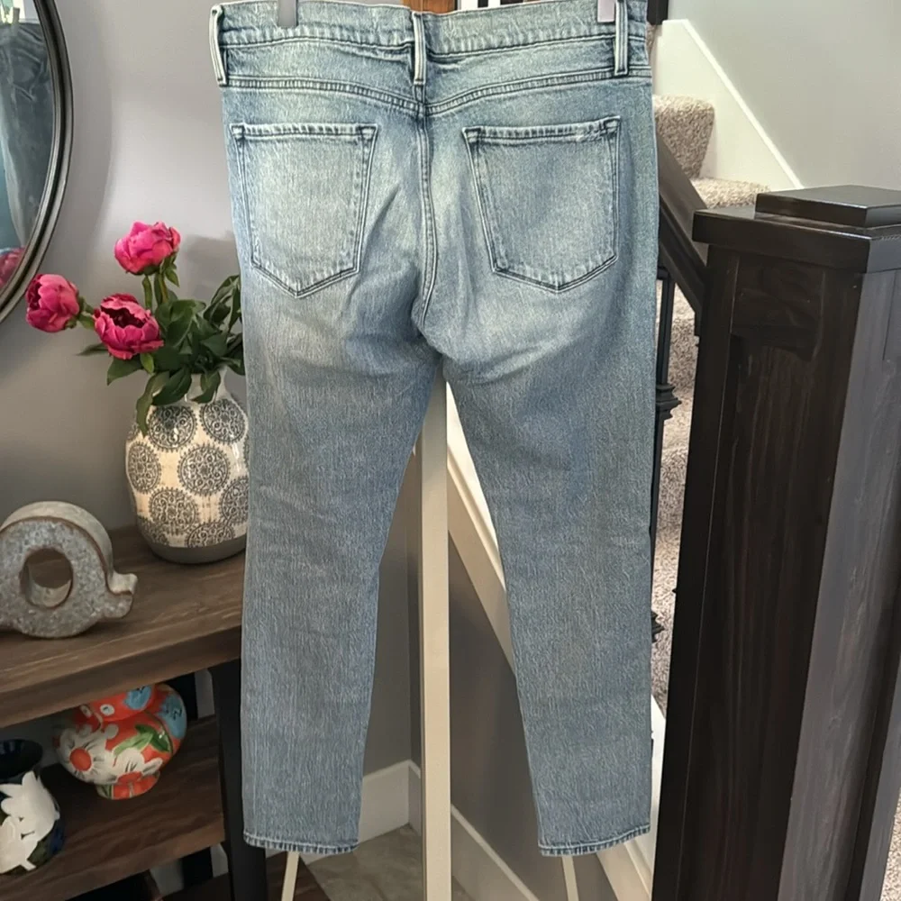 FRAME Le Garçon Beldon Rips Jeans - Picture 8 of 11